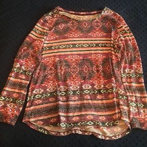 XL Sweater Santa Fe print